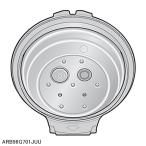 ショッピングナショナル 【純正品】ARB96G701JUU Panasonic ふた加熱板 炊飯器用【SR-MPA180/SR-MPA181/SR-MPA18E8他用】National ナショナル パナソニック 新品