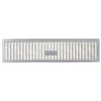 カネシン ステンレス床下換気口 YS-4912 （網付） W490×H120×t6mm