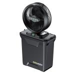 AirRevolution-V02  ミストファン ブラック ポータブル 扇風機 冷風扇 11Lタンク 首振り  エアレボリューション-V02 KMネクスト