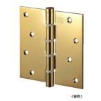 丸喜金属 S-195 104 金色 金色義星丁番 リング入り サイズ：102×102 2枚