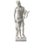 【並行輸入品】 Apollo - Greek God of Light, Music and Poetry Statue White Finish