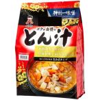 神州一味噌とん汁7食 豚汁 生みそタイプ インスタント 即席 レトルト お手軽