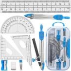 Tuloka school compass арифметика ....12 позиций комплект 15cm прямой линейка 2pcs треугольник линейка половина иен транспортир запасной стержень ластик карандаш . какой . ученик неполной средней школы начальная школа 