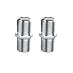 Suptopwxm антенна кабель удлинение коннектор 2 штук входит трансляция адаптер женский / женский винтового типа F type коннектор для (2 шт )