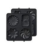  голубой noBRUNO hot тостер для бутербродов уголок до выгорание . электрический одиночный для маленький gato- plate BOE043-GATEAU