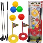 キッズ ゴルフセット 子供 おもちゃ ゴルフ クラブ　ドライバー アイアン パター ゴルフボール　ティカップ　フラッグ
