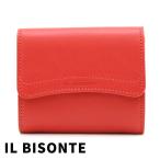 イルビゾンテ 財布 二つ折り財布 カードケース ミニ財布 本革 レザー 牛革 男女兼用 レッド SSW005 PVX001 RE327H