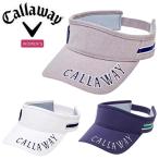 キャロウェイ ゴルフ バイザー ロゴ刺繍 サンバイザー レディース 2023年発売 Callaway Golf C23191215