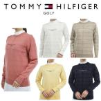  Tommy Hilfiger Golf женский монограмма ja карта вырез лодочкой свитер TOMMY HILFIGER GOLF THLA466 осень-зима модель 