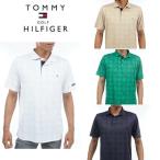 トミーヒルフィガー ゴルフ メンズ THプリント 台衿付シャツ ポロシャツ TOMMY HILFIGER  THMA304 2023年春夏モデル