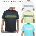 ショッピングトミーヒルフィガー トミーヒルフィガー ゴルフ メンズ THキューブエンボス モックネックシャツ TOMMY HILFIGER  THMA342 2023年春夏モデル