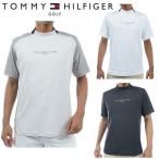 ショッピングトミーヒルフィガー トミーヒルフィガー ゴルフ メンズ リンクスジャガード 半袖モックネックシャツ TOMMY HILFIGER GOLF THMA431 2024年春夏モデル