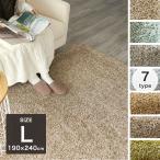 在庫処分価格 ラグ マット カーペット おしゃれ 北欧 スミノエ 洗える 長方形 無地 日本製 ルフレ 190×240cm JQ 爆買