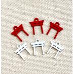 メタル チャーム 鳥居 5個