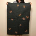 KLIPPAN（クリッパン）ウールブランケット  choucho グリーン/ブラウン ミニサイズ