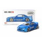 158 Nissan スカイライン GT-R R34 Kaido Works (V2 エアロ) SHINJUKU V2 (右ハンドル) KAIDO★HOUSE MINI GT