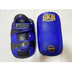 SKS EMPIRE натуральная кожа лапы 1 комплект ( левый 1 шт * правый 1 шт ) M размер синий боевые искусства кикбоксинг *me Thai тренировка 