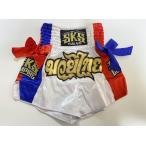 SKS EMPIREme Thai брюки * кикбоксинг брюки боевые искусства белый красный синий лента 