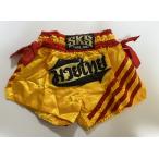 SKS EMPIREme Thai брюки * кикбоксинг брюки боевые искусства orange цвет красный лента 