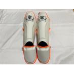 TOP KING( верх King ) semi кожа производства щитки * щиток * голень ..[ белый | orange ]