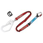 藤井電工 FUJIIDENKO ツヨロン ノビロン ランヤード THLNV93SV21RE フルハーネス 用 ランヤード フックハンガー付 安全帯 建築 建設 鳶