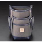 ショッピングESCO ESCO 160x120x210mm 腰袋 (３ポケット) EA925M-34 釘袋 ツール ポーチ 大工 建築 建設 設備 内装 造作 職人