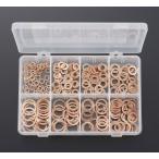 ショッピングESCO ESCO 6.0-20.0mm 銅 パッキン セット (8サイズ) EA949YT 銅 ケースサイズ 210×140×45mm