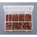 ショッピングESCO ESCO 6.0-20.0mm ファイバーパッキン セット EA949YX パッキン 　6×10×1.2mm 8×14×1.6mm 10×16×1.2mm 12×18×1.6mm 16×22×1.2mm