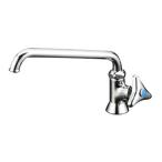 ◆在庫有り！KVK 水栓金具【K16ND】単水栓 立形自在水栓 190mmパイプ付