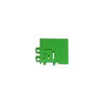 ▲●u.ミヅシマ工業【421-0120】ネパックマット コーナー グリーン 60X60