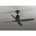 ショッピングオーデリック ▲βオーデリック/ODELIC 【WF031】シーリングファン DC MOTOR FAN 4枚羽根(スリム) 器具本体(パイプ吊り) 簡易結線型 黒色 リモコン付属