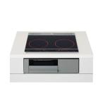 *u. Panasonic [KZ-F1W6CL]IH варочный нагреватель 2.IH модель низкий электрический емкость F серии металлический * нержавеющая сталь соответствует черный / серый 
