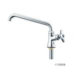 三栄水栓/SANEI 水栓金具【JA57J-13】立形上向自在水栓(固定コマ仕様)(共用形)〔FA〕