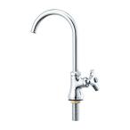 ◆在庫有り！≦三栄水栓/SANEI 水栓金具【A56J-13】立形ツル首自在水栓(固定コマ仕様)(共用形)