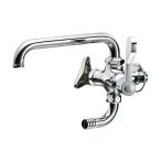 π三栄水栓/SANEI 水栓金具【E2310-13】厨房用二口横形自在水栓 共用形〔FA〕