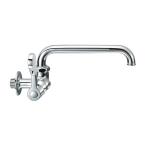 ◆在庫有り！三栄水栓/SANEI 水栓金具【A2310L-13】厨房用横形自在水栓(左ハンドル) 共用形