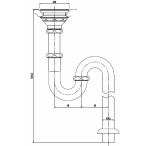 INAX/LIXIL вентиль металлические принадлежности [SF-3SA] слив сток для пол осушение S ловушка ( корзина форма ).. диаметр 38mm(IE)