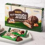 [SAMJIN]komi Anne Peanuts моти шоко пирог / 216g(36g×6 шт ) Корея сладости шоко &amp; Peanuts 