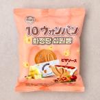 [花井堂] 10ウォンパン ピザソース ピザ味 / 約120g チーズピザ ベビーカステラ 10円パン 韓国で大人気 屋台お菓子 スイーツ 洋風デザート 新フレーバー（冷凍）