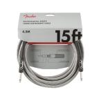 Fender USA [ большой подведение счетов распродажа ] Professional Series Instrument Cable 15' (White Tweed)
