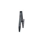 PERRI'S 2.5 BASEBALL LEATHER GUITAR STRAP - BLACK[SP25S-7048]