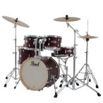 Pearl EXX785N/C #864 [EXPORT Junior размер барабан комплект - атлас алый ][ тарелки & аппаратное обеспечение & палочка приложен ]