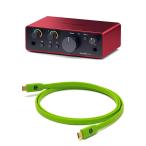 Focusrite Scarlett Solo gen4 + OYAIDE производства высокое качество USB кабель комплект (Type C to C 1.0m)(2in2out*USB-C аудио интерфейс )( four ka...