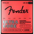 Fender USA ULTRACORE ELECTRIC GUITAR STRINGS NICKEL PLATED STEEL BULLET END (4250R/10-46) 3 PACK (#0733250606)