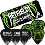 Dunlop (Jim Dunlop) ジム ダンロップ / HETFIELD'S Black Fang ピックケースセット （ピック6枚入り）