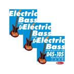 ショッピングベース Ikebe Original Electric Bass Strings イケベ弦 エレキベース用 045-105 [Regular Light Gauge/IKB-EBS-45105] ×3セット
