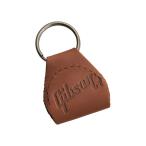 Gibson [ новый музыкальные инструменты отвечающий . распродажа ] Premium Leather Pickholder Keychain [AKYC-BRN]