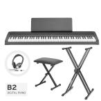 KORG B2-BK (ブラック)＋X型スタンド＋X型イスセット【お手入れクロス、ヘッドホン】（限定特価）【代引不可】【沖縄・離島送料別途見積】