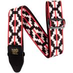 ERNIE BALL [ лето получение заранее сильно сниженная цена распродажа ]Ristra Red Jacquard Strap [#P05322]