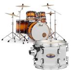 Pearl Decade Maple Ready Set Go シンバル付きドラムフルセット 〜Two Crash Cymbal Version〜 - White Satin Pearl [DMP825S/C-2CSN #229]...